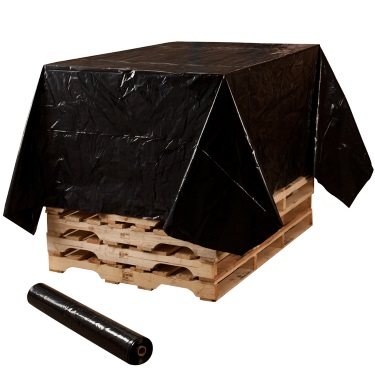 Black polyethylene construction film