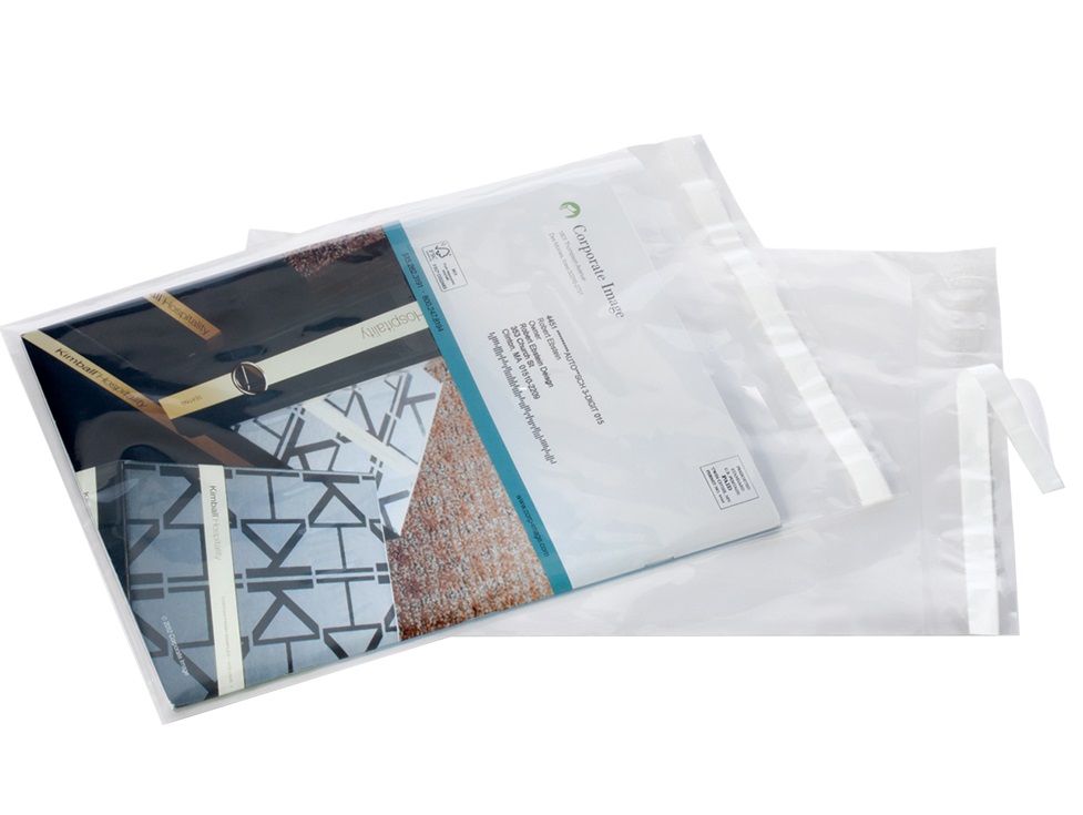 12x15.5  - 2 Mil Clear  Postal Approved Poly Bags - 1000/cs - Non Sealing