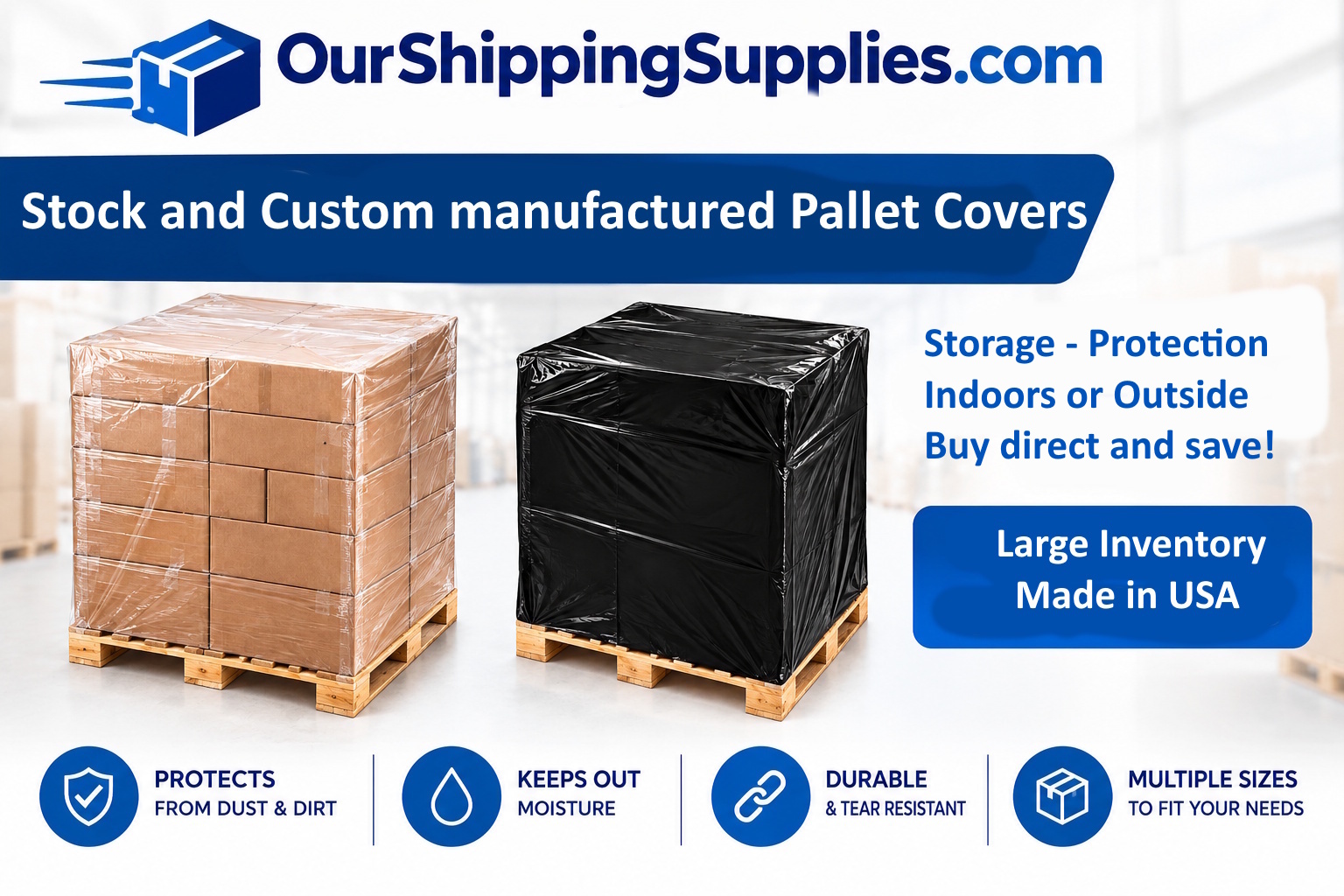 Gusseted Pallet Covers