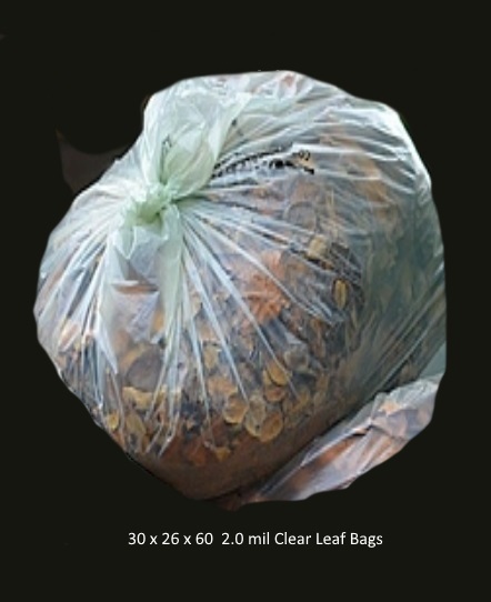 65 Gallon - 48x48 Leaf Bag - .002 Mil Hvy Duty - 100/case