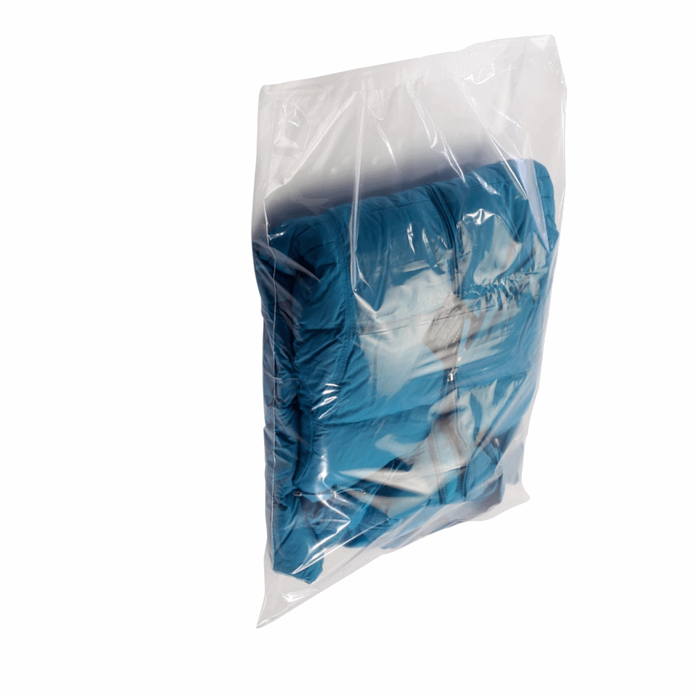 24 x 24, 2 Mil Clear Reclosable Bags - Extra Large Zip Lock Bags